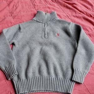 Boys Ralph Lauren half zip up sweater